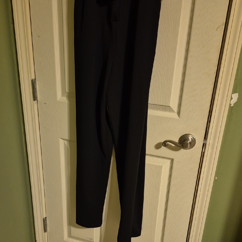 Black Button-Up Jumper with Belt - Picture 3 of 6